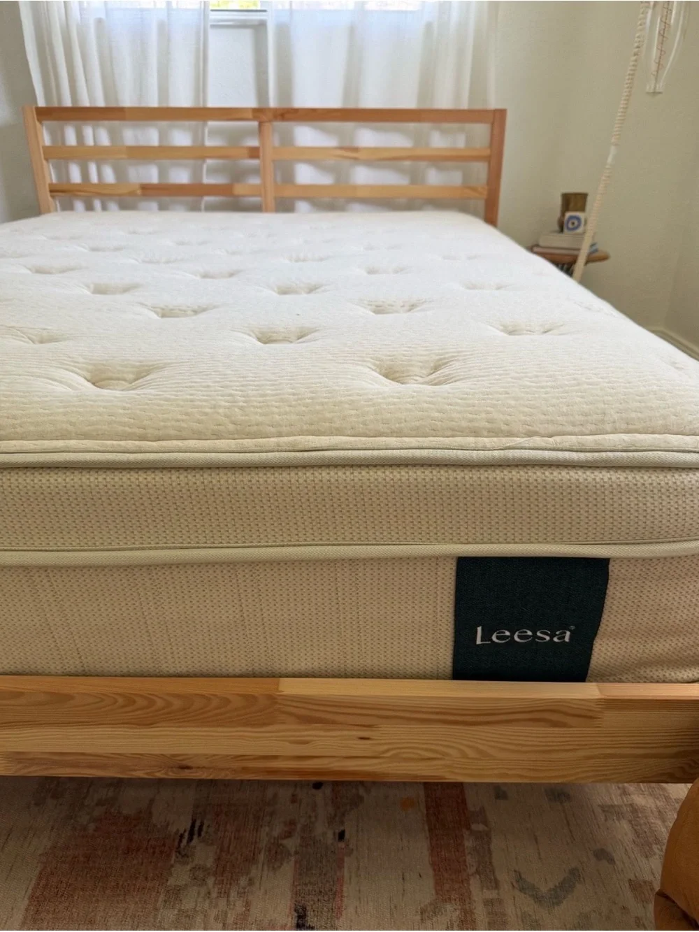 LESESA X WEST ELM QUEEN SIZE NON TOXIC MATTRESS HYBRID - NEW
